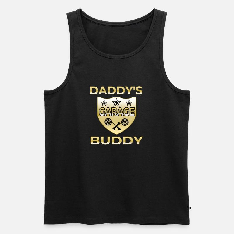 Garage - Männer Premium Bio Tank Top - Schwarz