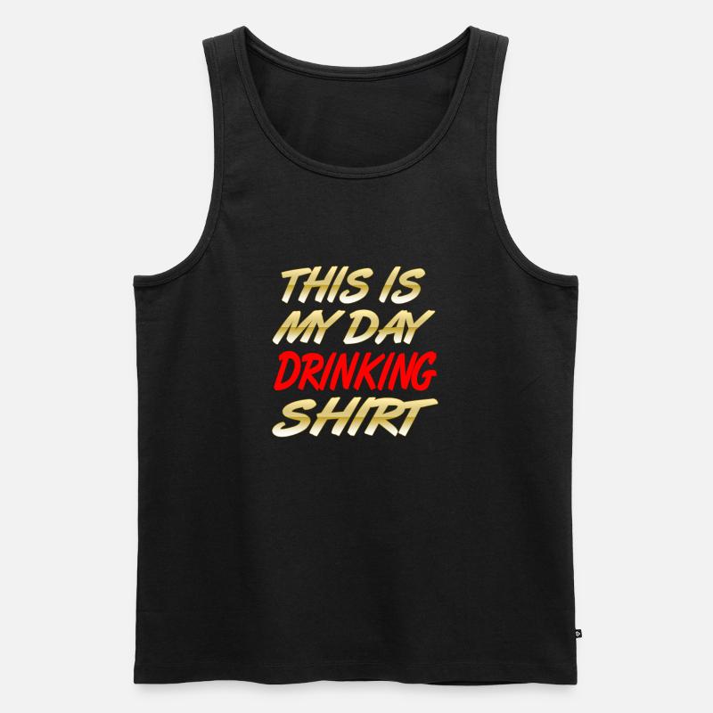 Bier - Männer Premium Bio Tank Top - Schwarz