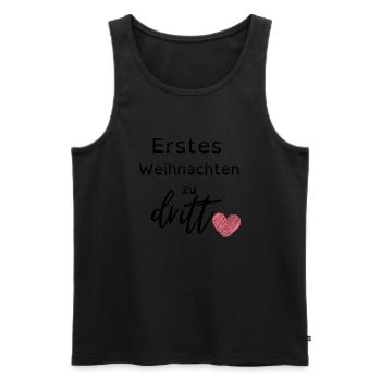 Weihnachten - Männer Premium Bio Tank Top - Schwarz - Vorne - Michal (187cm)