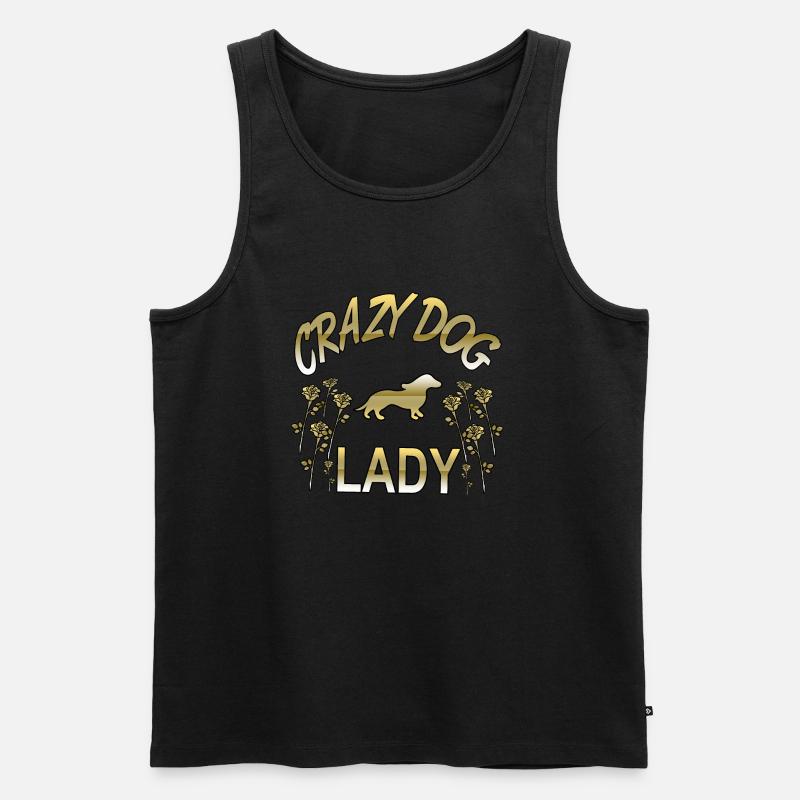 Dackel - Männer Premium Bio Tank Top - Schwarz