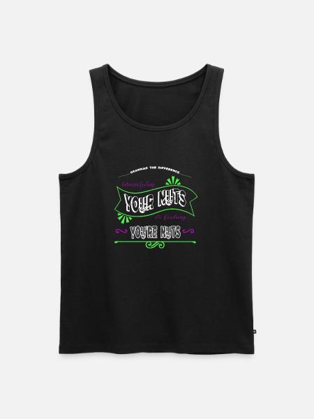 jokes creativewriting blogger cool awesome - Men's Premium Organic Tank Top - black
