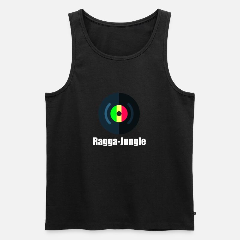Ragga-Jungle - Männer Premium Bio Tank Top - Schwarz