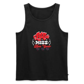 Little Miss New Year - Männer Premium Bio Tank Top - Schwarz - Vorne - AI Model Male 178 light (178cm)
