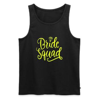 Bride bride wedding stag party bridesmaid party stag party - Men's Premium Organic Tank Top - black - Front - Michal (187cm)