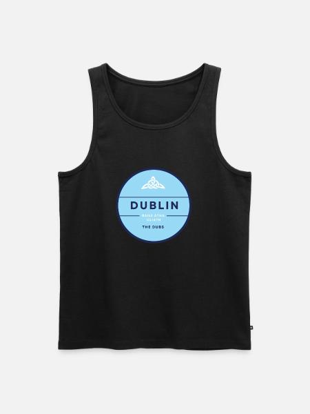 Dublin, Ireland - Men's Premium Organic Tank Top - black