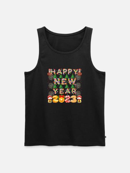 Christmas Approaching Merry Christmas - Men's Premium Organic Tank Top - black