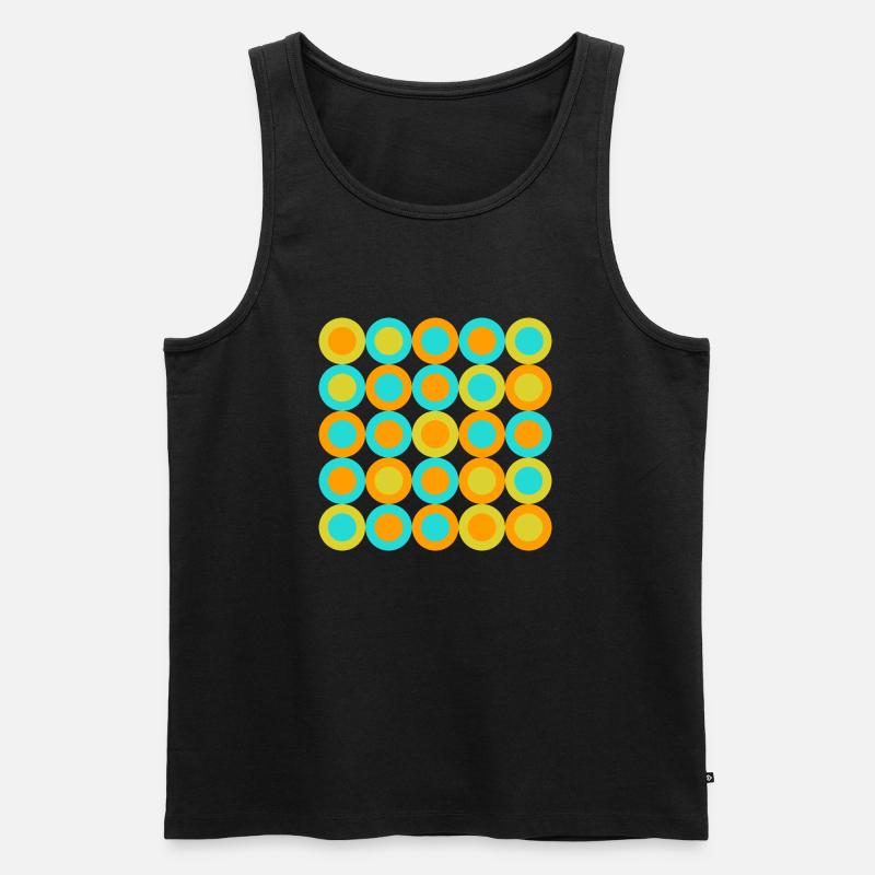 geometric pattern - Männer Premium Bio Tank Top - Schwarz