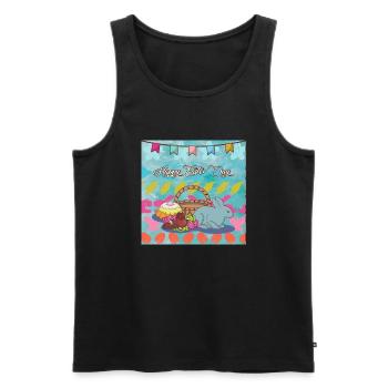 Frohe Weihnachten, Weihnachten. - Männer Premium Bio Tank Top - Schwarz - Vorne - Michal (187cm)