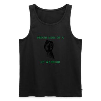 Proud Mom - Men's Premium Organic Tank Top - black - Front - AI Model Male 178 light (178cm)