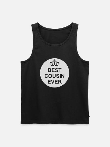 best cousin ever quote - Men's Premium Organic Tank Top - black