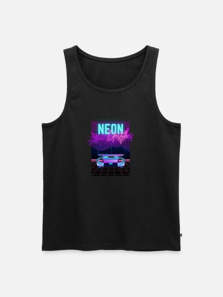 Neon Lifestyle - Männer Premium Bio Tank Top - Schwarz