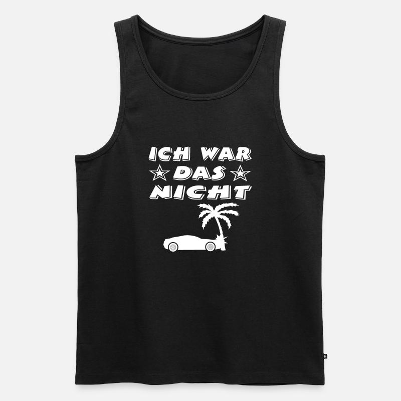 Auto - Männer Premium Bio Tank Top - Schwarz