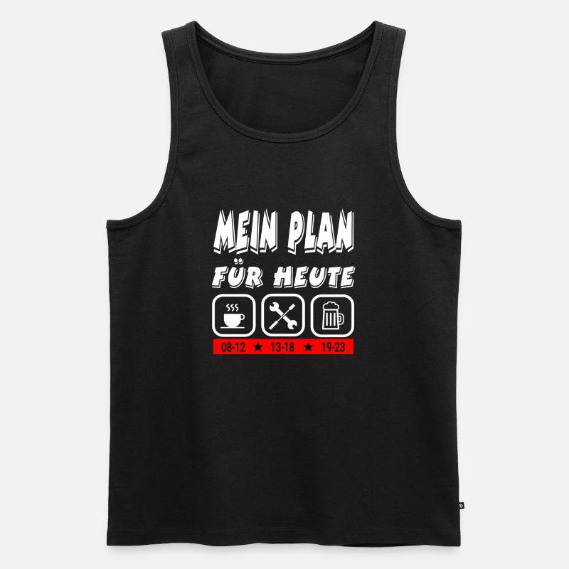 Auto - Männer Premium Bio Tank Top - Schwarz