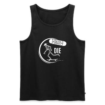 Skateboard SUP Surfing - Men's Premium Organic Tank Top - black - Front - Michal (187cm)