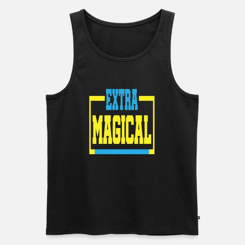 Extra Magical - Männer Premium Bio Tank Top - Schwarz