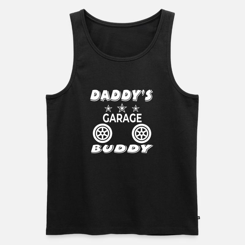 Garage - Männer Premium Bio Tank Top - Schwarz