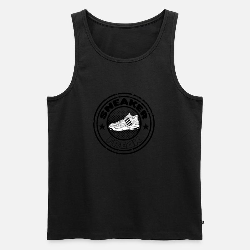 Sneaker Freak - Männer Premium Bio Tank Top - Schwarz