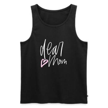 Best mom ever - Débardeur bio Premium Homme - noir - Devant - AI Model Male 178 light (178cm)