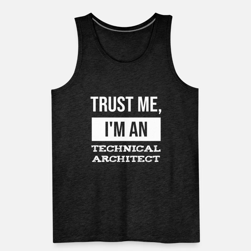 Technical Architect Data Technician IT Computer Science Men's Premium Organic Tank Top