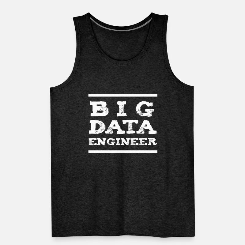 Big Data Engineer Data Technician IT IT Men's Premium Organic Tank Top