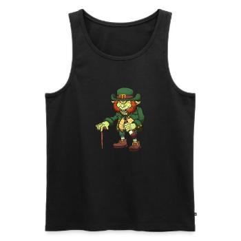 Böser Kobold - Männer Premium Bio Tank Top - Schwarz - Vorne - AI Model Male 178 light (178cm)