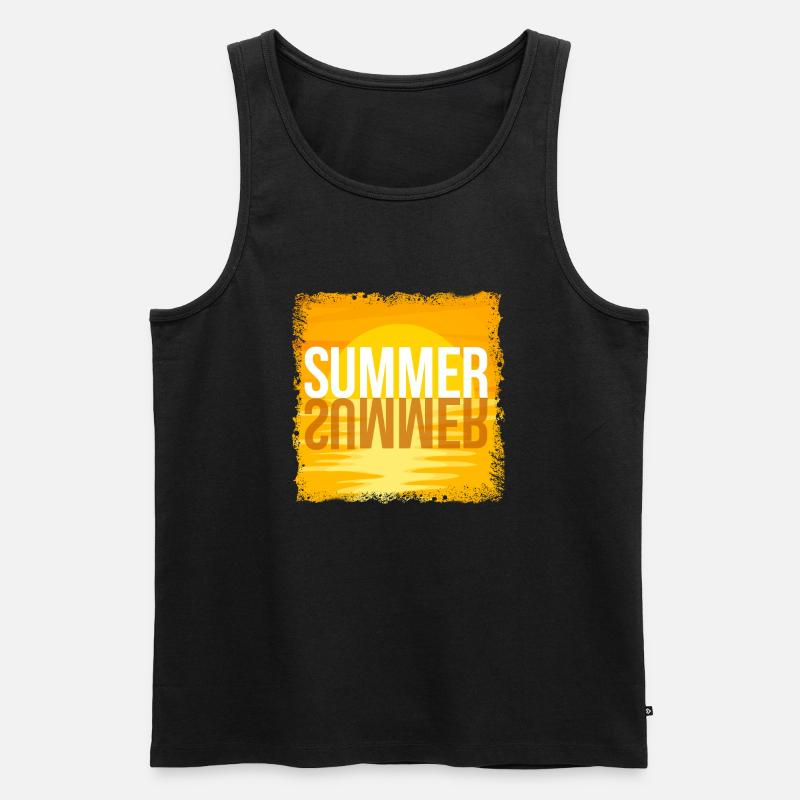 Sommer2 - Männer Premium Bio Tank Top - Schwarz