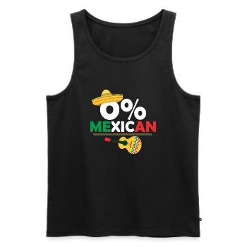 0% Gringo mexicain Cinco De Mayo Party Gringo - Débardeur bio Premium Homme - noir - Devant - Michal (187cm)