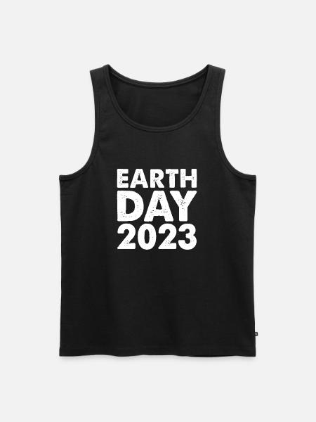 Earth Day 2023 - Men's Premium Organic Tank Top - black