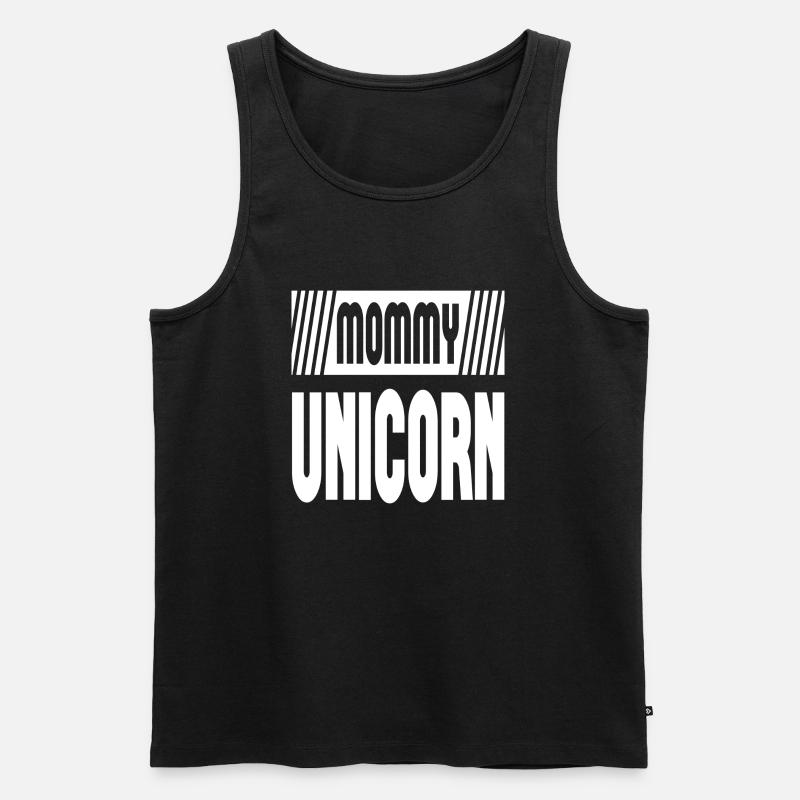 Maman Licorne - Débardeur bio Premium Homme - noir