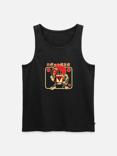Daruma Robot - Débardeur bio Premium Homme - noir