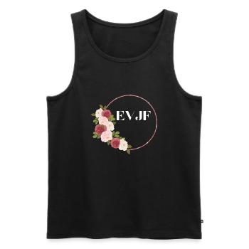 Evjf personnalisé - Débardeur bio Premium Homme - noir - Devant - Michal (187cm)