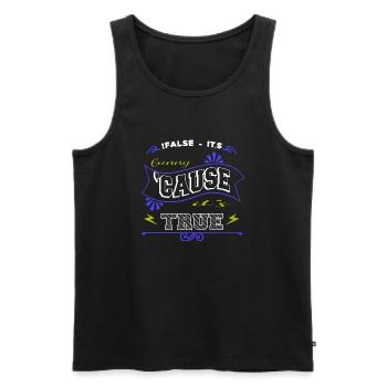 informatics nurse girl computer science - Männer Premium Bio Tank Top - Schwarz - Vorne - AI Model Male 178 light (178cm)