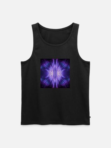 Cosmic Inferno - Men's Premium Organic Tank Top - black