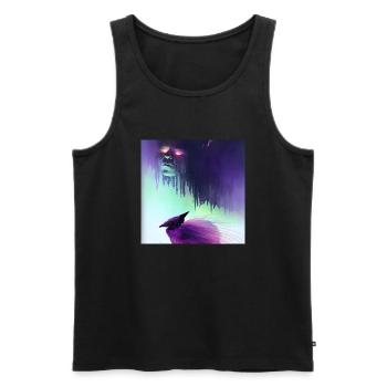 Fantasy creatures - Men's Premium Organic Tank Top - black - Front - AI Model Male 178 light (178cm)