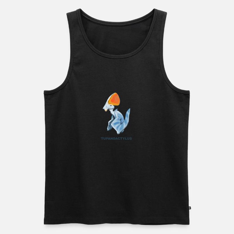 TUPANDACTYLUS - Männer Premium Bio Tank Top - Schwarz