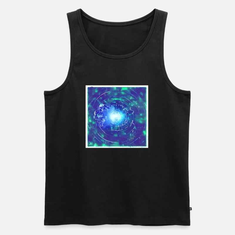 Vortex de conscience - Débardeur bio Premium Homme - noir
