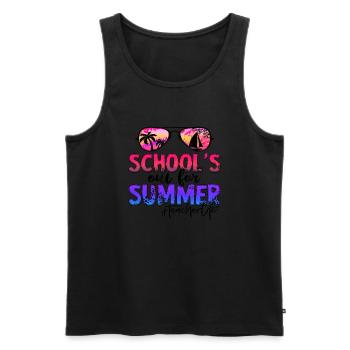 Abschlussfeier 2024 Abiturfeier - Männer Premium Bio Tank Top - Schwarz - Vorne - Michal (187cm)