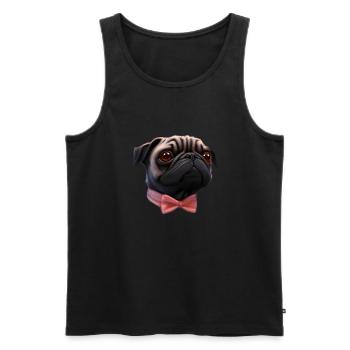 Bulldog Dogs Dog Owners Dog Dog Owners - Men's Premium Organic Tank Top - black - Front - Michal (187cm)