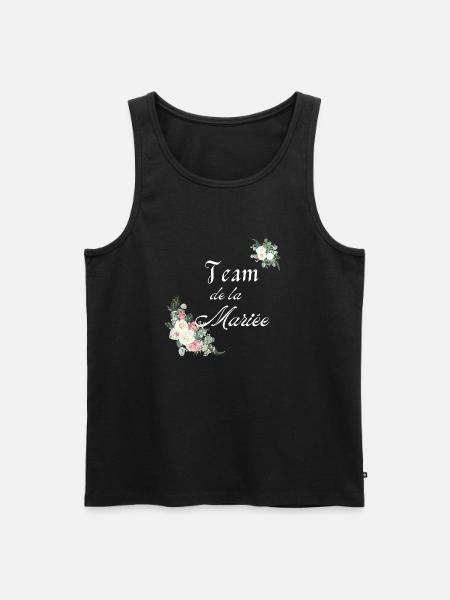 team de la Mariée - Débardeur bio Premium Homme - noir