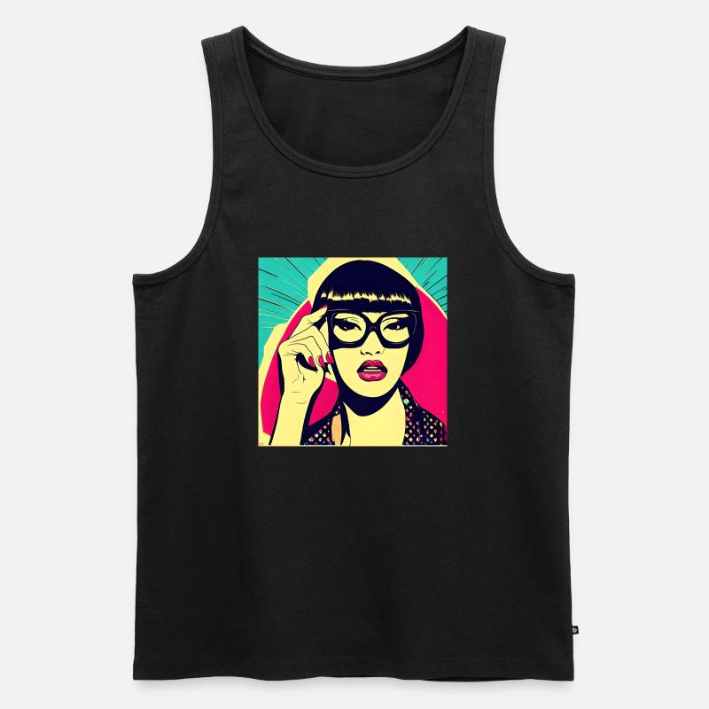 Ladies - Men's Premium Organic Tank Top - black