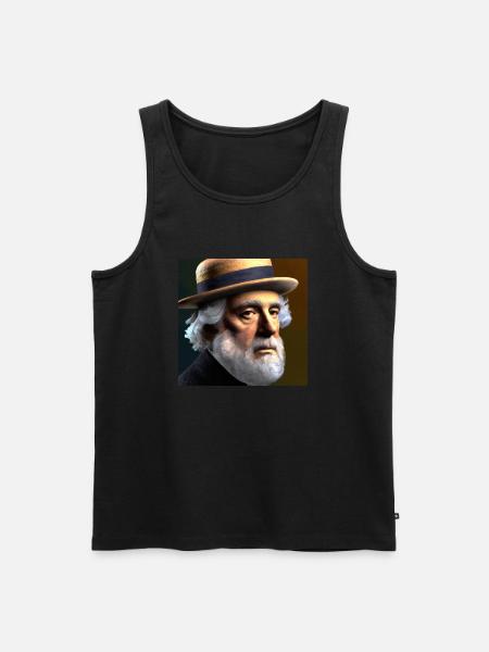Digitale 3D-Kunst Monet - Männer Premium Bio Tank Top - Schwarz
