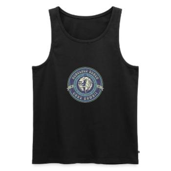 Honolulu Beach Oahu Hawaii Surfing - Men's Premium Organic Tank Top - black - Front - AI Model Male 178 light (178cm)