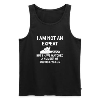 Craftsman Handyman Craft Tool Construction Site - Men's Premium Organic Tank Top - black - Front - Michal (187cm)