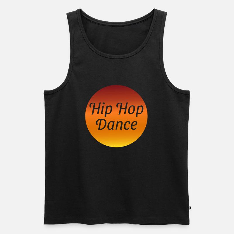 Dancing Dance Music - Männer Premium Bio Tank Top - Schwarz
