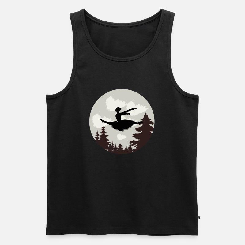 Dancing Dance Music - Männer Premium Bio Tank Top - Schwarz