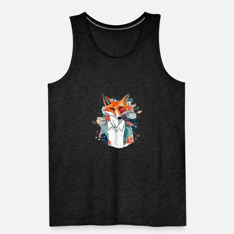 Chenapan fox Men's Premium Organic Tank Top