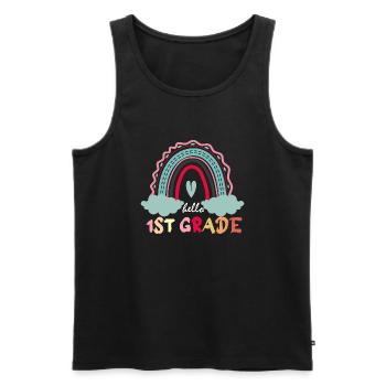 Boho Kindergarten Squad Geschenk - Männer Premium Bio Tank Top - Schwarz - Vorne - AI Model Male 178 light (178cm)
