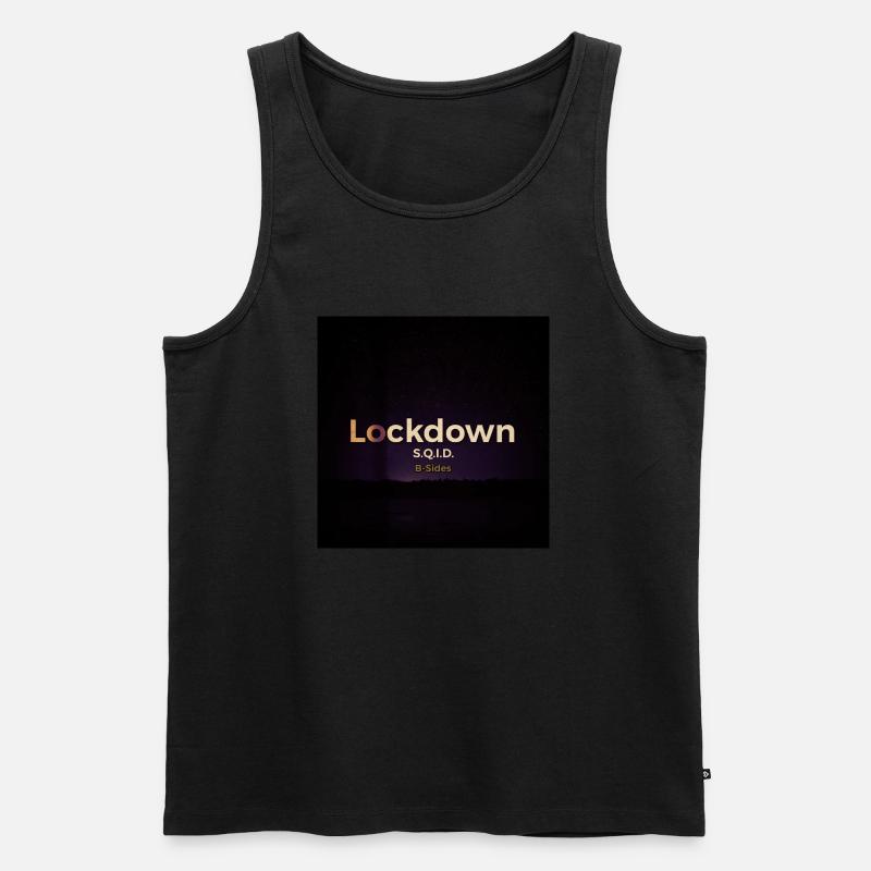 Lockdown B-Sides - Männer Premium Bio Tank Top - Schwarz