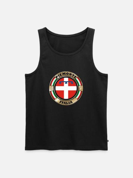 Piedmont Italy - Men's Premium Organic Tank Top - black