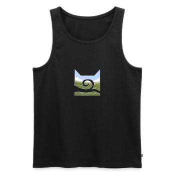 Windclan Warrior Cats Firestar Feuerstern - Männer Premium Bio Tank Top - Schwarz - Vorne - AI Model Male 178 light (178cm)